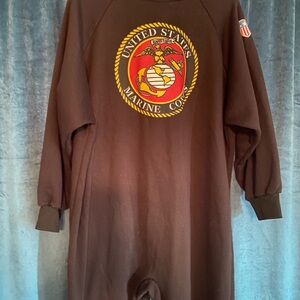 US Marine Corps Black Onesie large